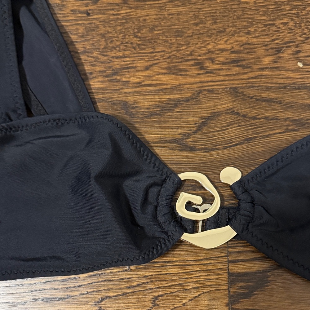 Commense Black Bikini with Gold Accents - Picture 2 of 5